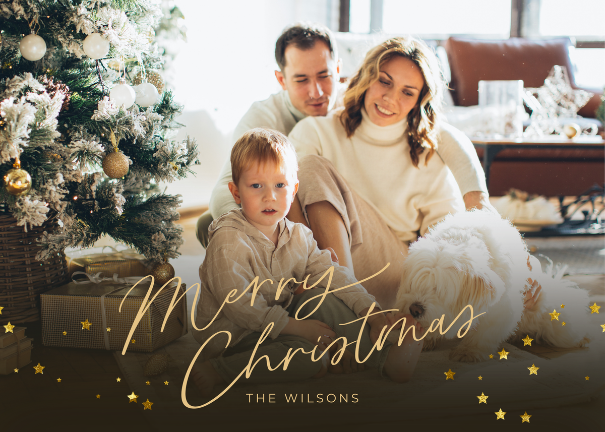 Christmas Card Magnet |Personalized (1)
