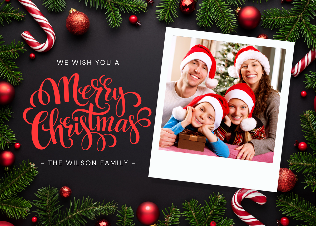 Christmas Card Magnet |Personalized (3)