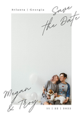 Save the Date Photo Magnet |Personalized | Wedding