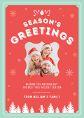 Christmas Card Magnet |Personalized (11)