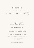 Save the Date Calendar Magnet |Personalized | Wedding