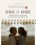 Save the Date Photo Magnet |Personalized | Wedding
