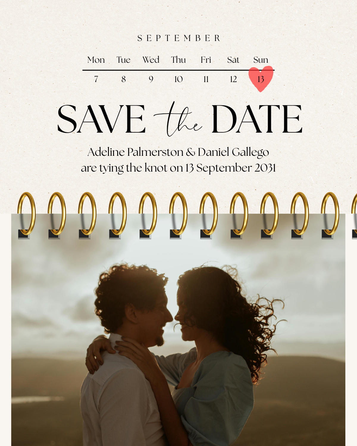 Save the Date Photo Magnet |Personalized | Wedding