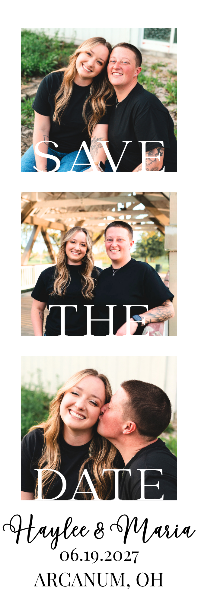 Save the Date Photo Magnet | Photobooth | Personalized